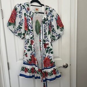 FARM Rio Colorful Floral Mini Dress